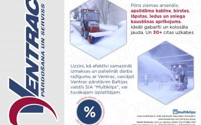 Ventrac ziemas arsenāls + iepazīšanās atlaides!